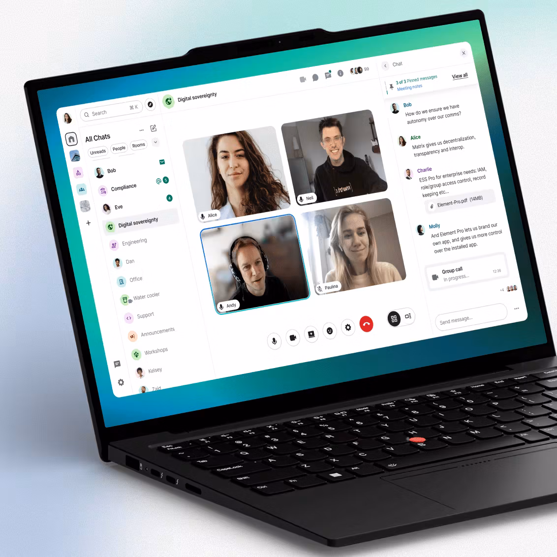 Imagen del proyecto Sistema de Mensajería Privada – Matrix Synapse